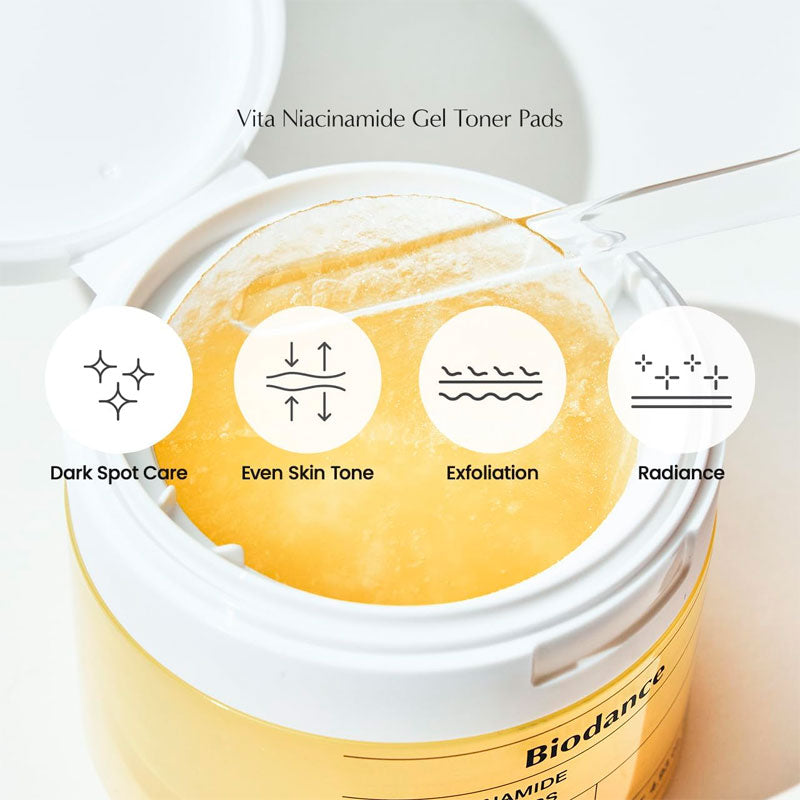 Biodance Vita Niacinamide Gel Toner Pad 140g / 60pads