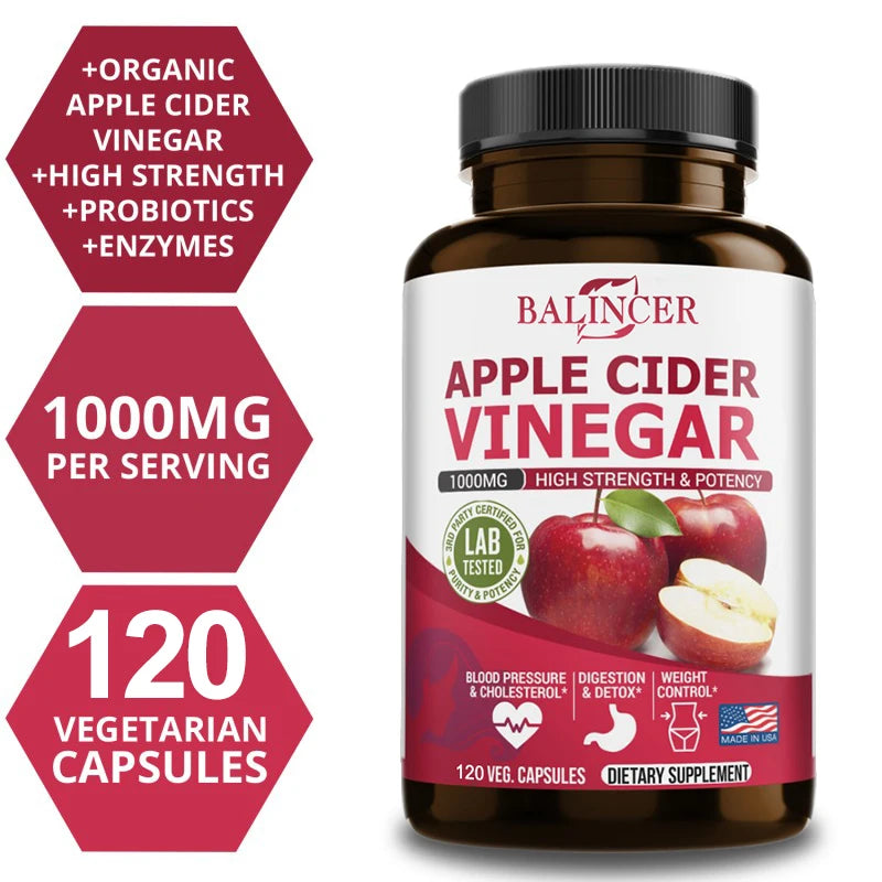 Bcuelov Apple Cider Vinegar – 120 Capsules