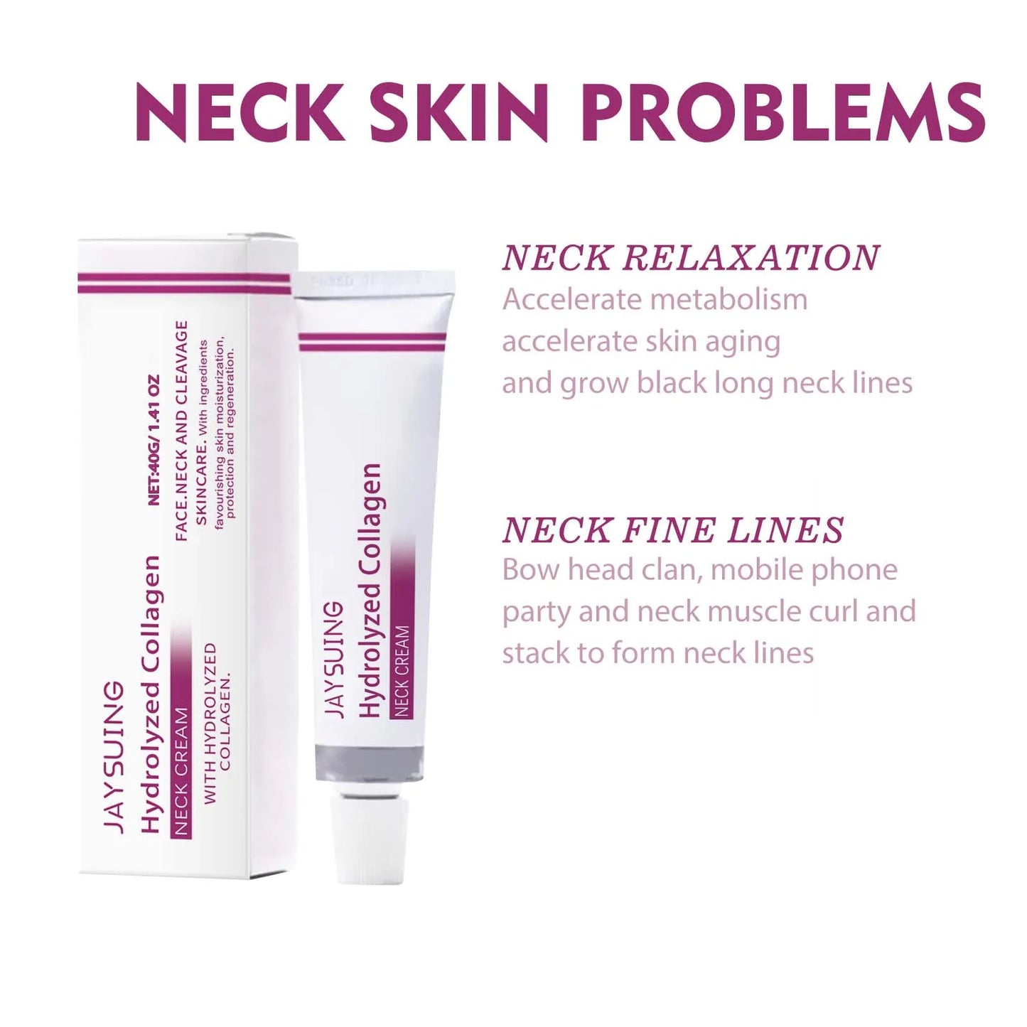 Jaysuing Hydrolyzed Collagen Neck Lifting Cream