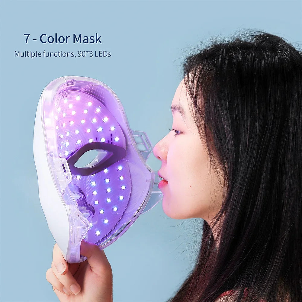 ForeverLily Wireless LED Facial Mask – Neck or Full Face & Neck Options