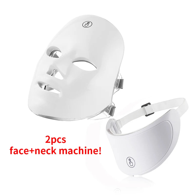 ForeverLily Wireless LED Facial Mask – Neck or Full Face & Neck Options